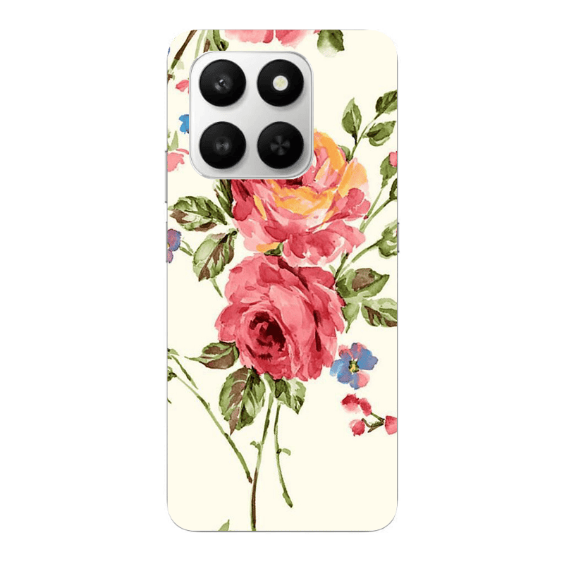 Honor Magic 400 Smart Violet and rose Transparent Silicone TPU Θήκη
